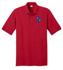 Ring Spun Pique Polo, Red